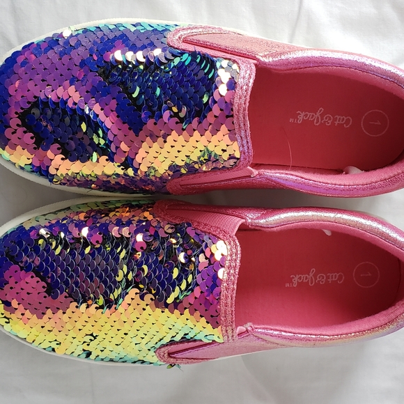 Cat and Jack Sequin Shoes - Picture 2 of 6